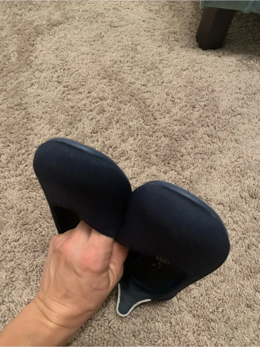 Rothy's Navy Knit Ballet Flats Size 11
